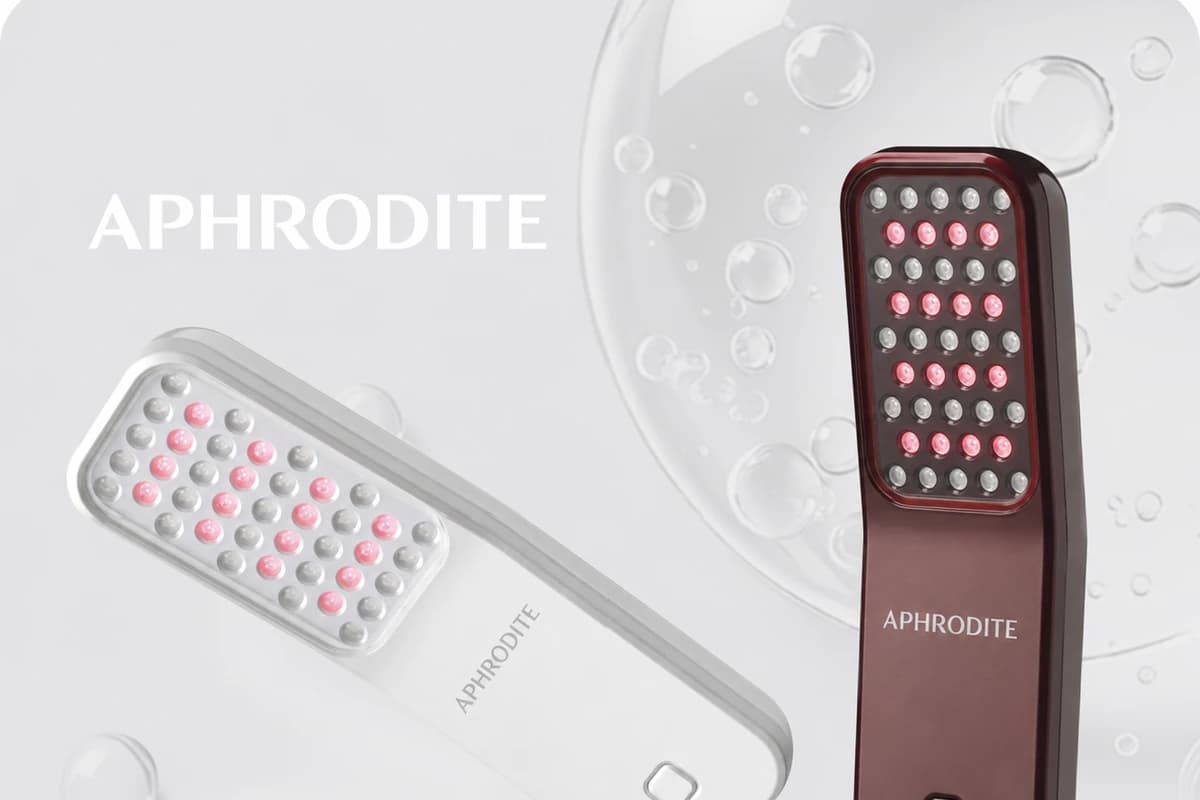 아프로디테 Red & Green LED 가정용 피부치료기 — 국내 유일 식약처 3등급 LED 피부 의료기기